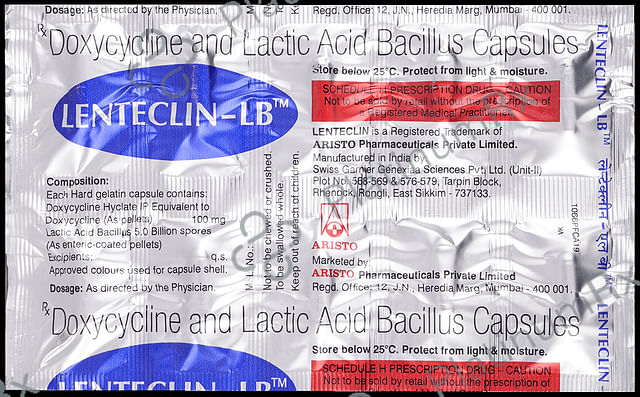 Lenteclin LB 100mg/5B Capsule 10s