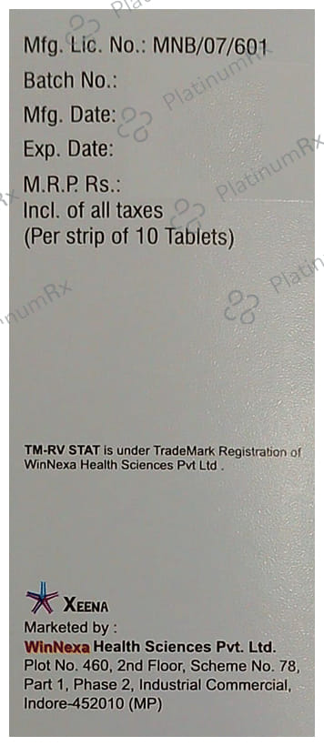 RV Stat TG 160/10mg Tablet 10s