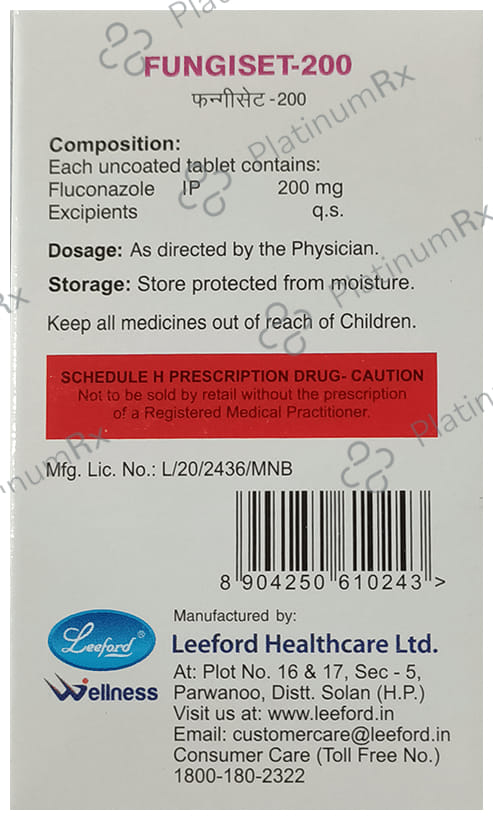 Fungiset 200 Tablet