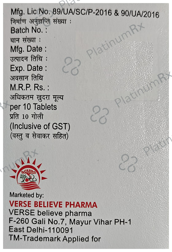 Versmef 80/250mg D Tablet 10s