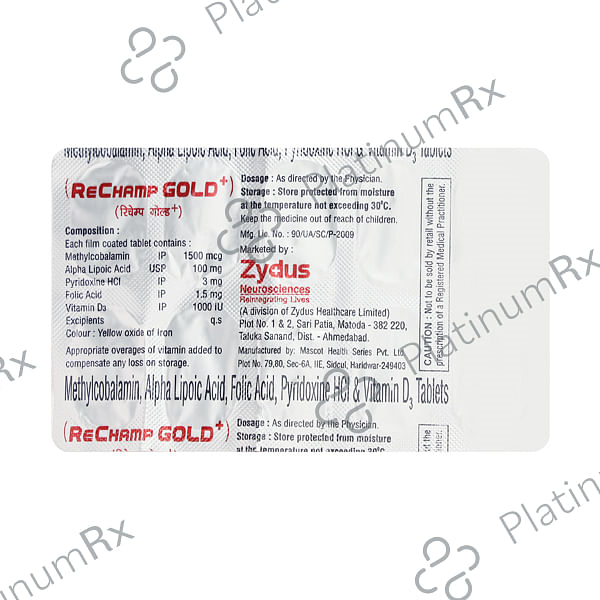 Rechamp Gold Tablet 10s