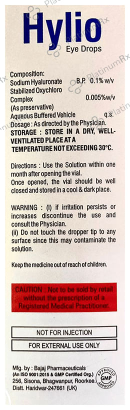 Hylio Eye Drop