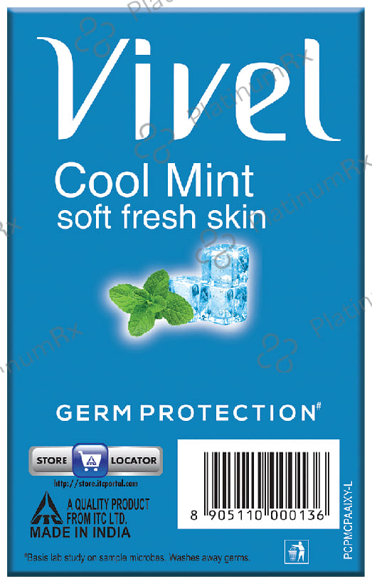 Vivel Cool Mint Soap (150gm Each)