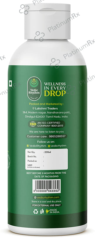 Vedic Rhythm Hair and Skin Care Neem Oil 200 ml