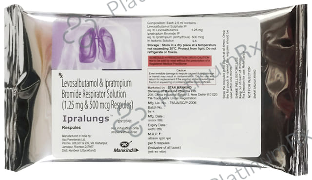 Ipralungs Respules 5X2.5ml