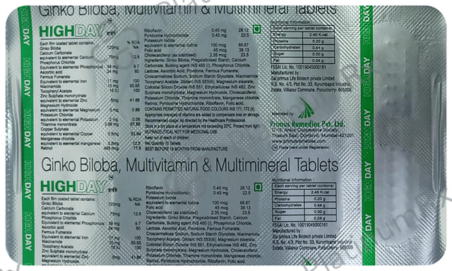 Highday Tablet