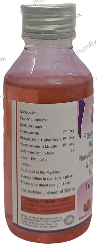 Tusprax DX Syrup Strawberry 100ml