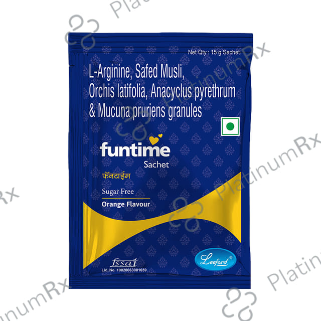 Funtime Sachet Sugar Free Orange
