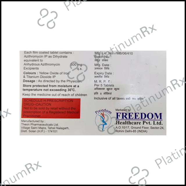 Azidex 500mg Tablet 5s