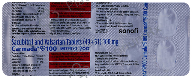 Carmada 49/51mg Tablet 10s