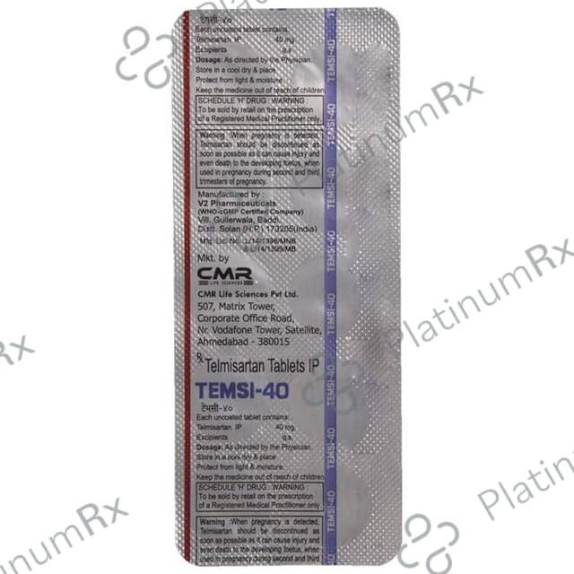 Temsi 40 Tablet 10 Tablet