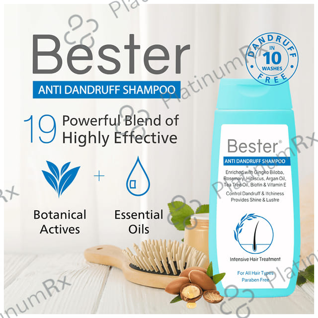 Bester Anti Dandruff Shampoo (100ml Each) 1 Bottle