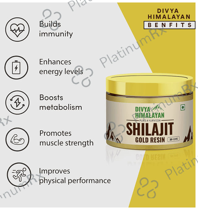 Divya Himalayan Shilajit Gold Resin 20gm