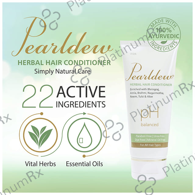 Pearldew Herbal Hair Conditioner (100ml Each) 2 Tubes