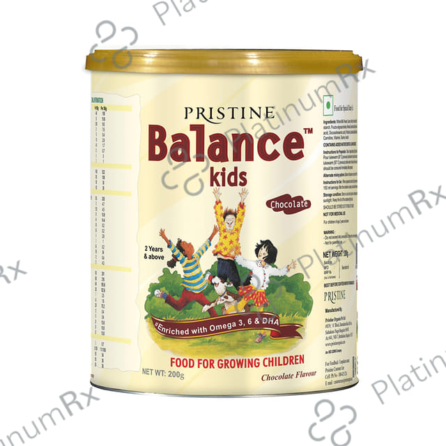 Pristine Balance Kids Chocolate Powder 200gm