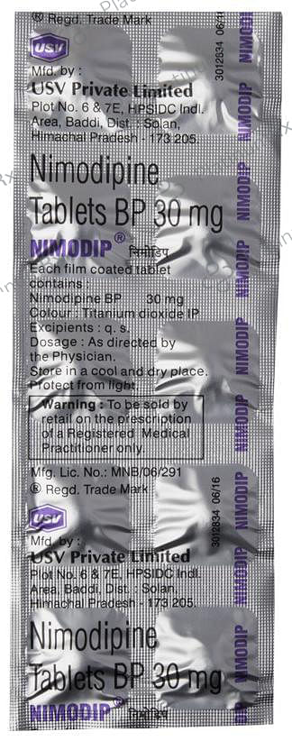 Nimodip 30mg Tablet 10s