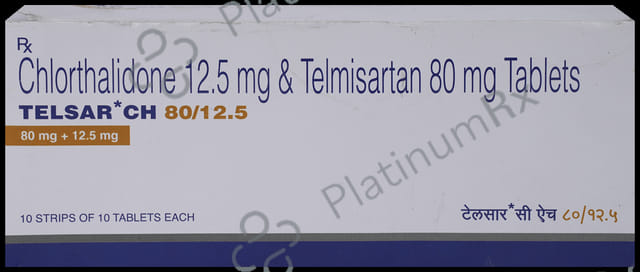 Telsar CH 80 12.5/80mg Tablet 10s