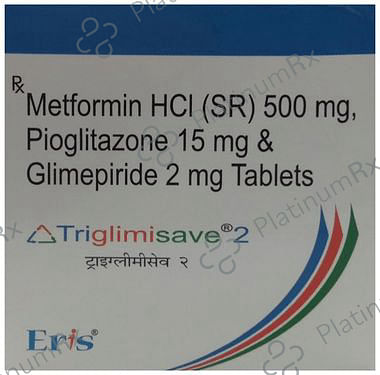 Triglimisave 2/500/15mg Tablet SR 15s