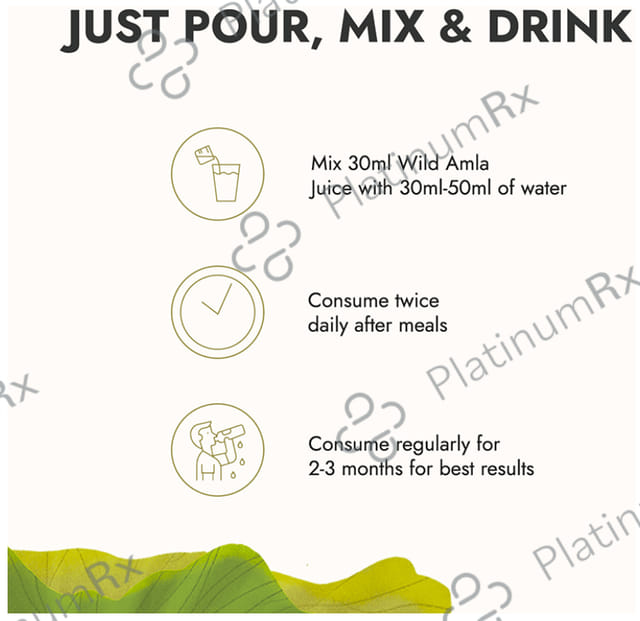 Kapiva Wild Amla Juice, Healthy Hair & Skin, Natural Source of Vitamin C, No Added Sugar 1L