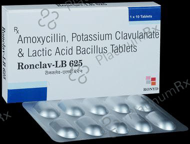 Ronclav LB 500mg/125mg Tablet