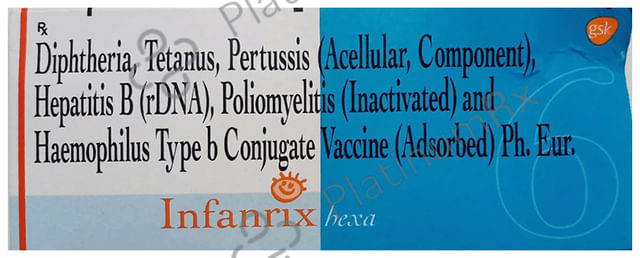 Infanrix Hexa Vaccine 0.5ml