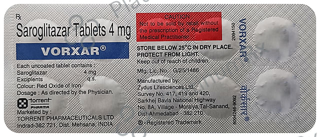 Vorxar 4mg Tablet 10s