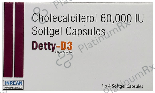Detty-D3 Softgel Capsule