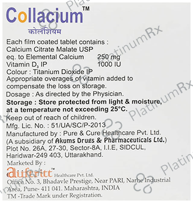Collacium Tablet 15s
