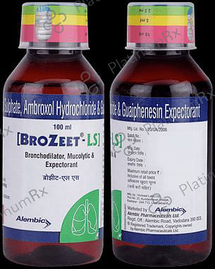 Brozeet LS 15/50/0.5mg Syrup 100ml