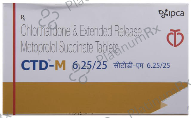 CTD M 6.25/25mg Tablet ER 10s