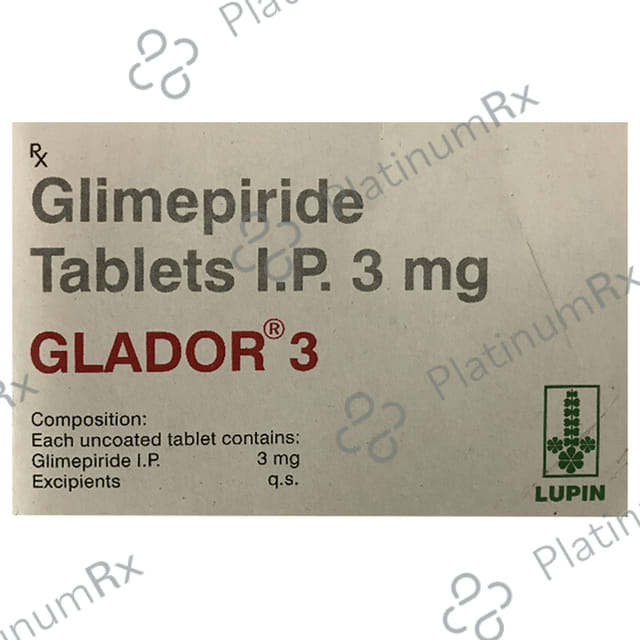 Glador 3mg Tablet 15s