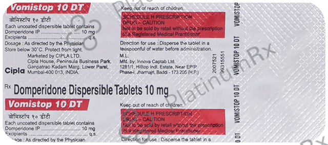 Vomistop 10mg DT Tablet 10s