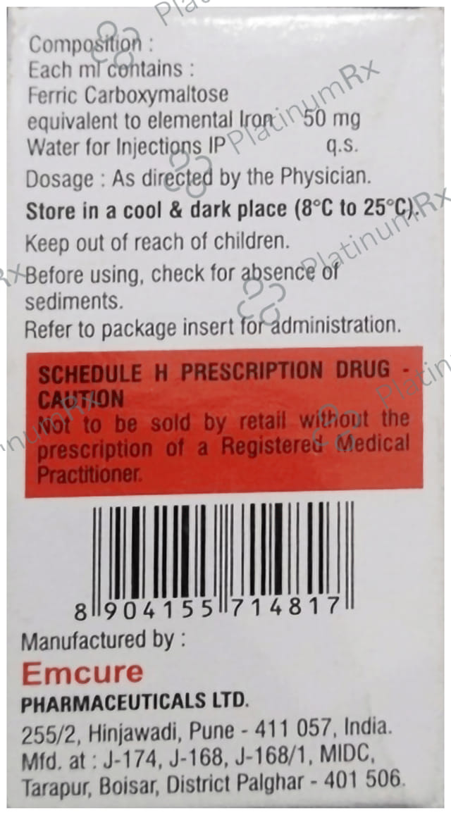 Feronia FCM 100mg Injection 20ml