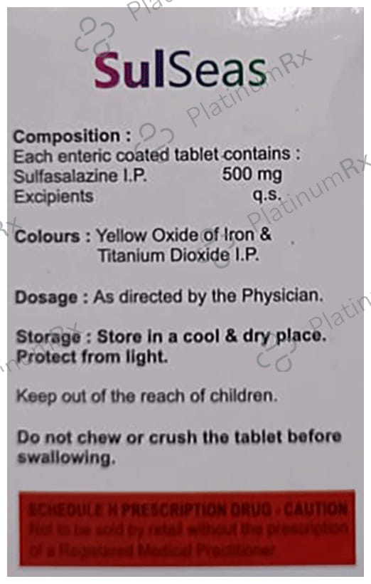 Sulseas 500mg Tablet DR 10s