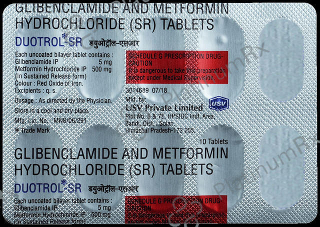 Duotrol SR 5/500mg Tablet 10s