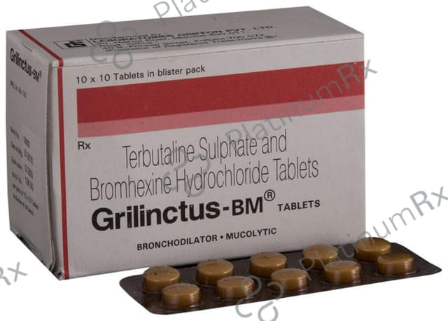 Grilinctus BM 2.5/8mg Tablet 10s