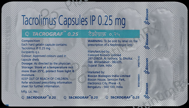 Tacrograf 0.25 Capsule