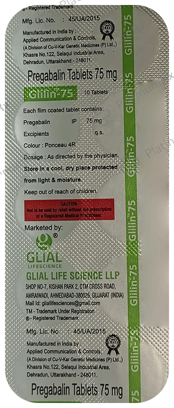 Glilin 75mg Tablet 10s