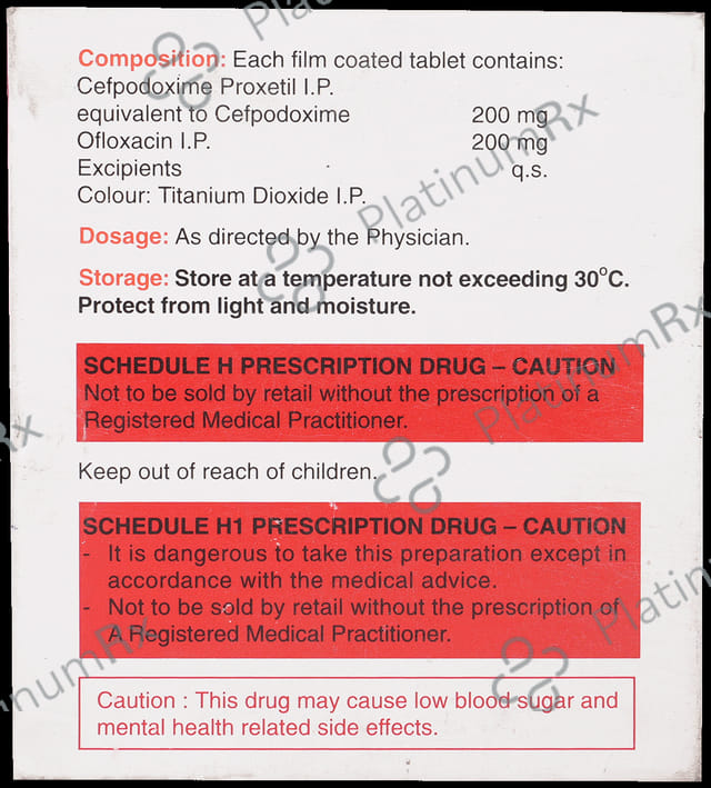 Kefpod O 200/200mg Tablet 10s