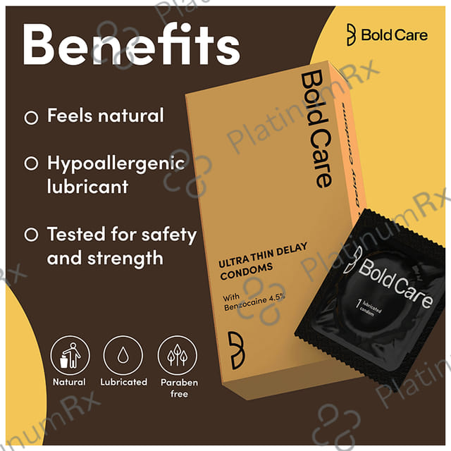 Bold Care Ultra Thin Delay Condom 10s