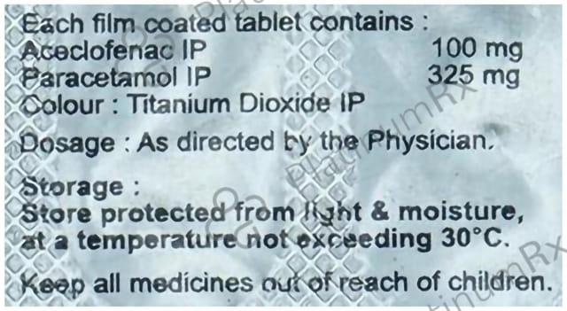 Loyfenac-P 100mg/325mg Tablet