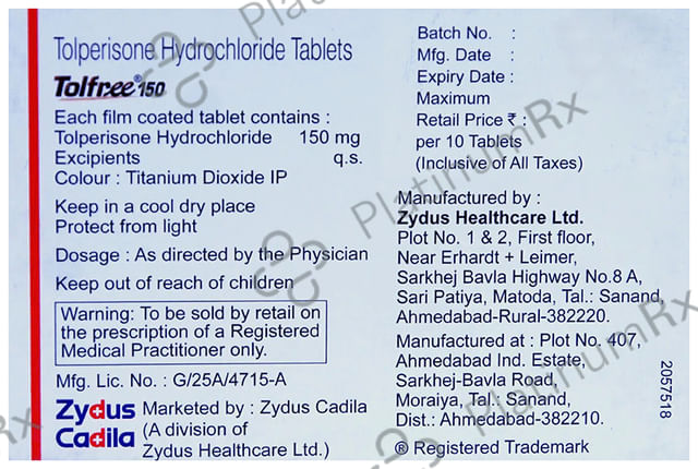 Tolfree 150 Tablet