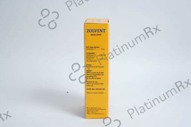 Zolvent 5mg Nasal Spray 7MDI