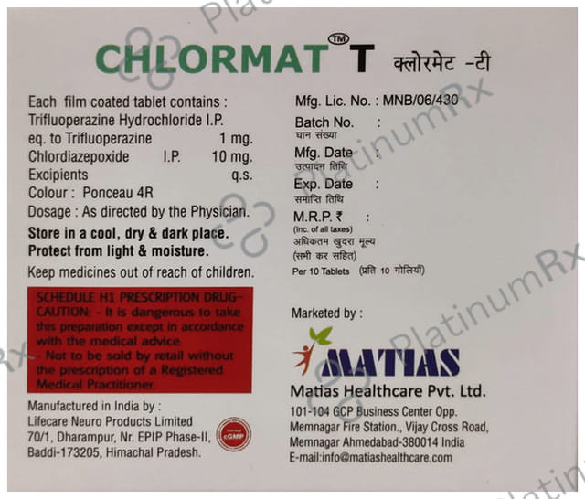 Chlormat T 10/1mg Tablet 10s