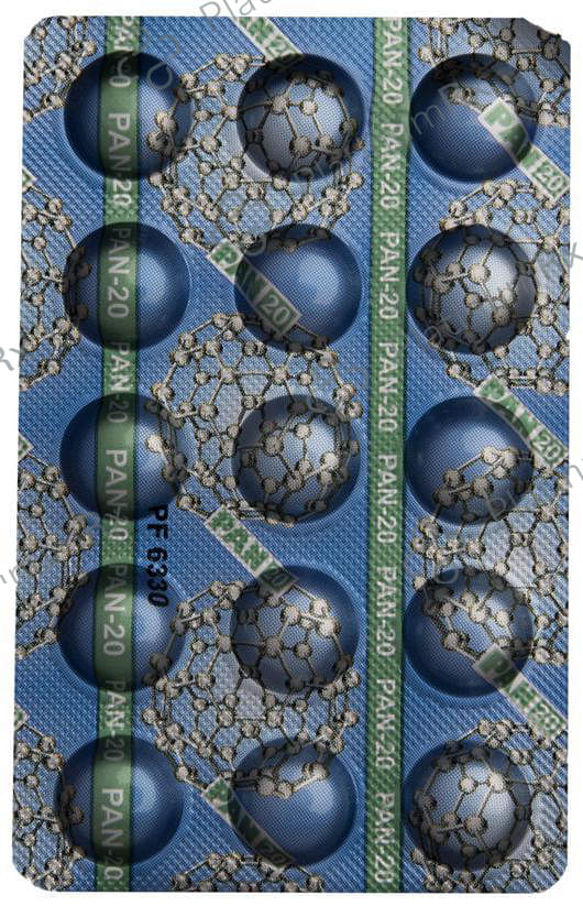 PAN 20mg Tablet 15s