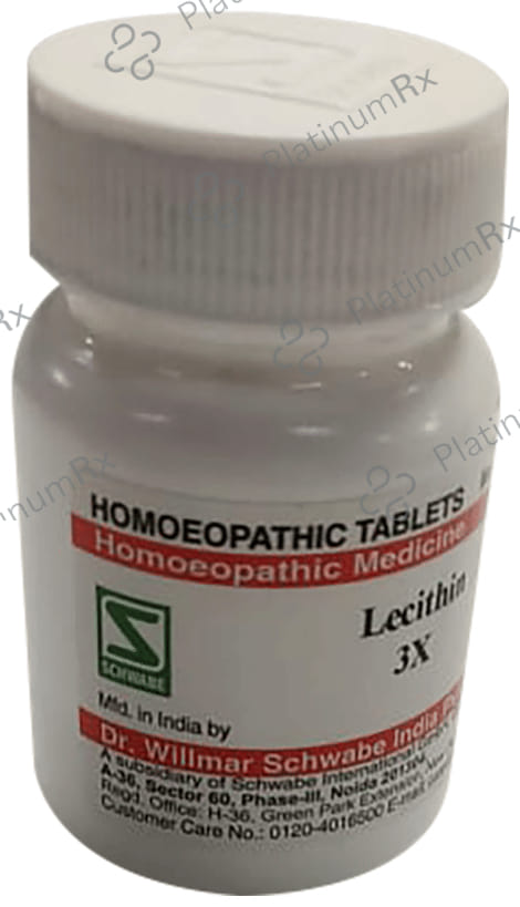 Dr Willmar Schwabe India Lecithin Trituration Tablet 3X