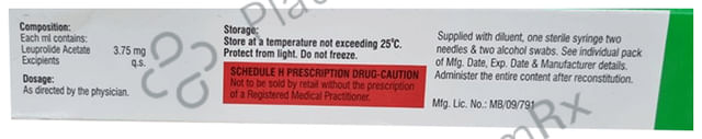 Eurolide 3.75mg Depot Injection