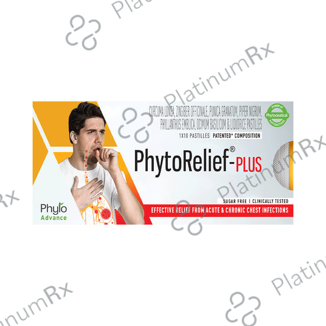Phytorelief Plus Sugar Free Pastilles 10s