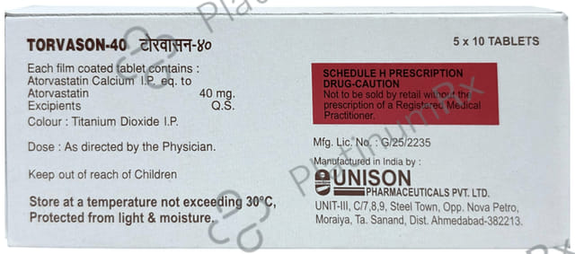 Torvason 40 Tablet