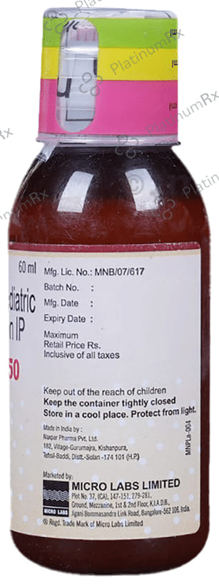 Dolopar 250mg Suspension 100ml